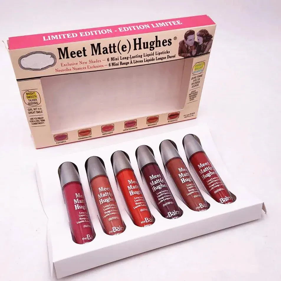 Liquid Lipsticks Lipgloss Lip Sticks 6 Pieces Lip gloss Set